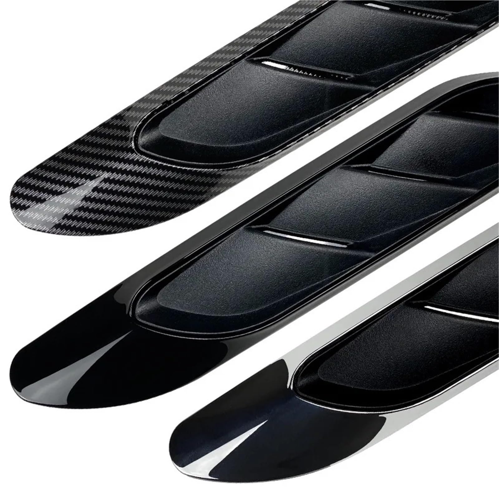 Do klasy C W206 2022 + C200 C260 Kratka wlotu powietrza | Modyfikacja naklejki samochodowej wylotu powietrza(Piano black)