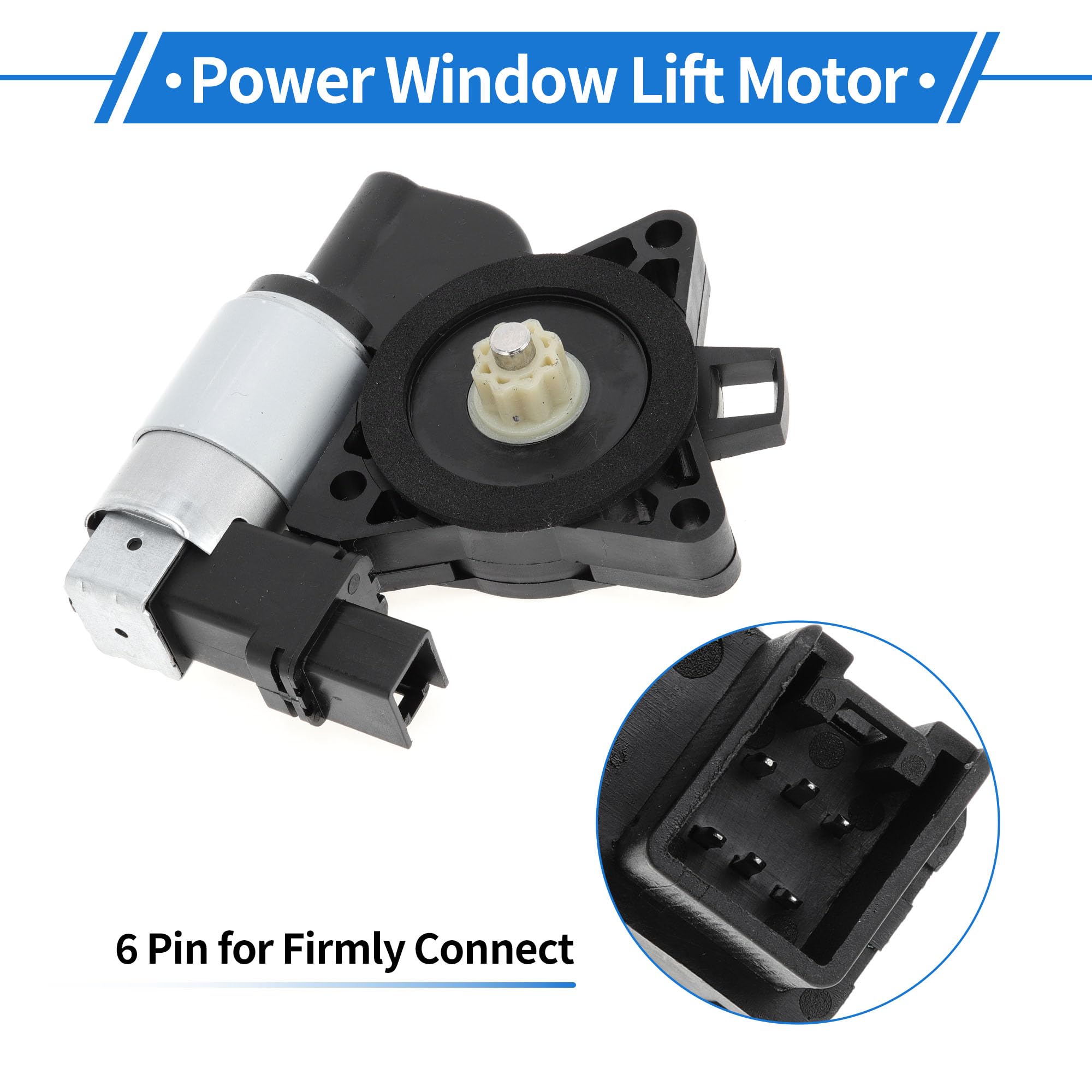 Regolatore Elettrico Alzacristalli Motore Per Mazda 3 04-09 6 Pin | Per Mazda 5,6,CX-7,CX-9,RX-8 (2003-2015), G22C5858XF/GJ6A5858XC/D01G5858XB, Anteriore Destro/Posteriore Sinistro, 6 Pin
