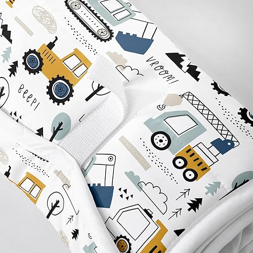 Miniatura 4 de Datura home Tapete para siesta – Saco de dormir con almohada extraíble – Juego de ropa de cama para guardería y fiestas de pijamas preescolar para