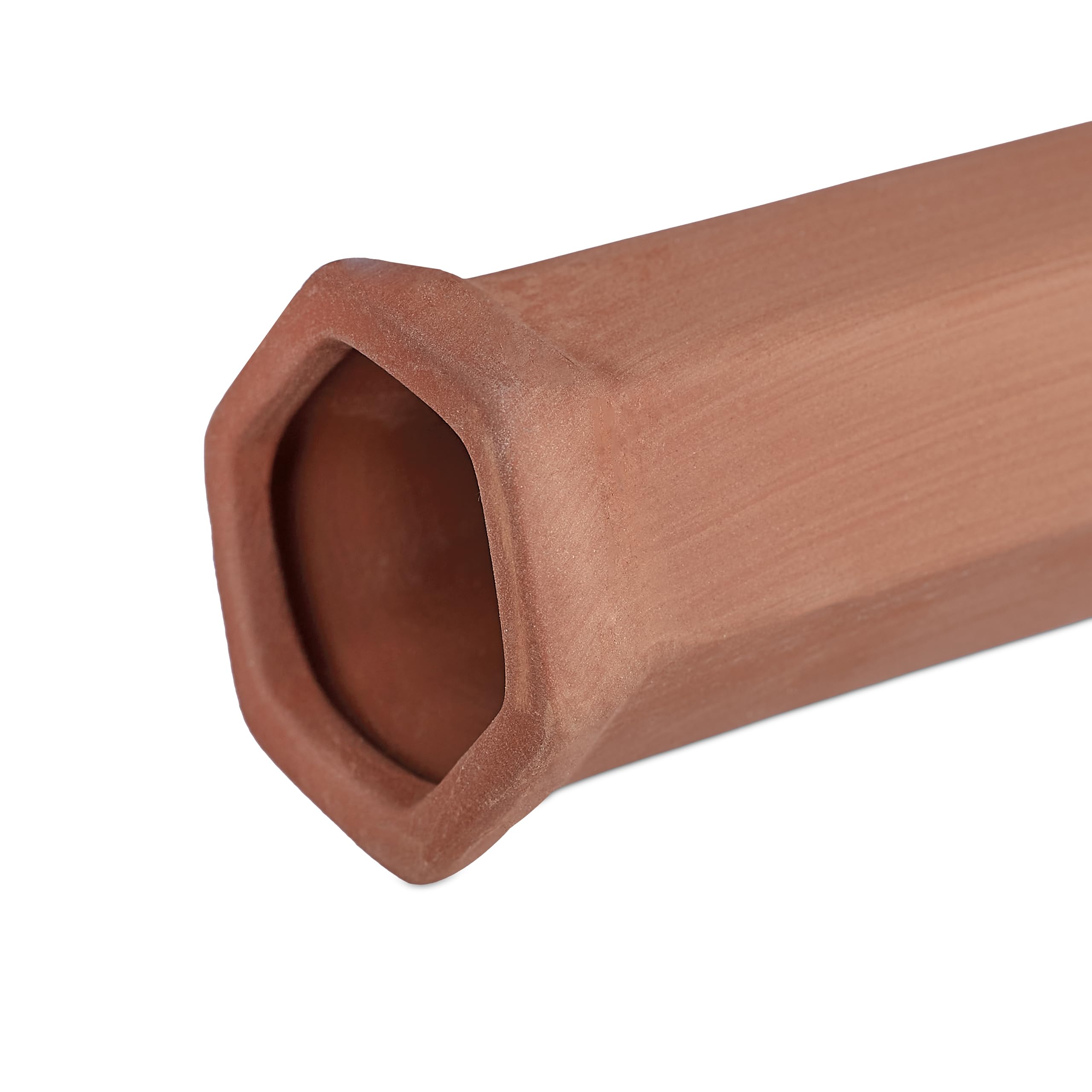 Relaxdays Tonspitzen Bewässerung, 4er Set, Keramik, Gießhilfe für 1,5 l Flaschen, Gießkegel HBT: 14x4,5x4 cm, Terracotta, Teracotta (Packung mit 2)