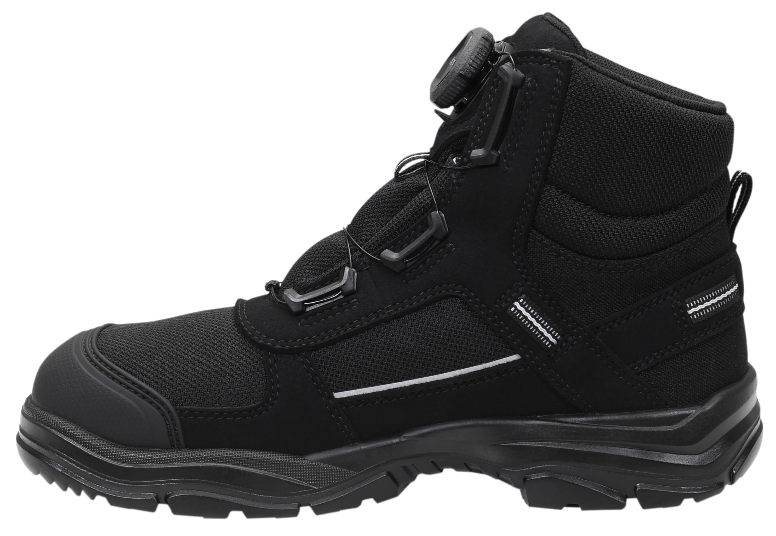 ELTEN Sicherheitsschuhe Matthew Pro BOA GTX Mid ESD S3 CI Typ 3, Damen und Herren, Textil, Stahlkappe, leicht, klassisch 47, Schwarz