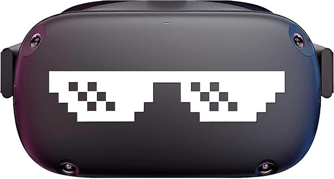 Thug Life Meme Eyes Funny Vinyl Decal Fits Oculus Quest 1/2 Rift PSVR Headset
