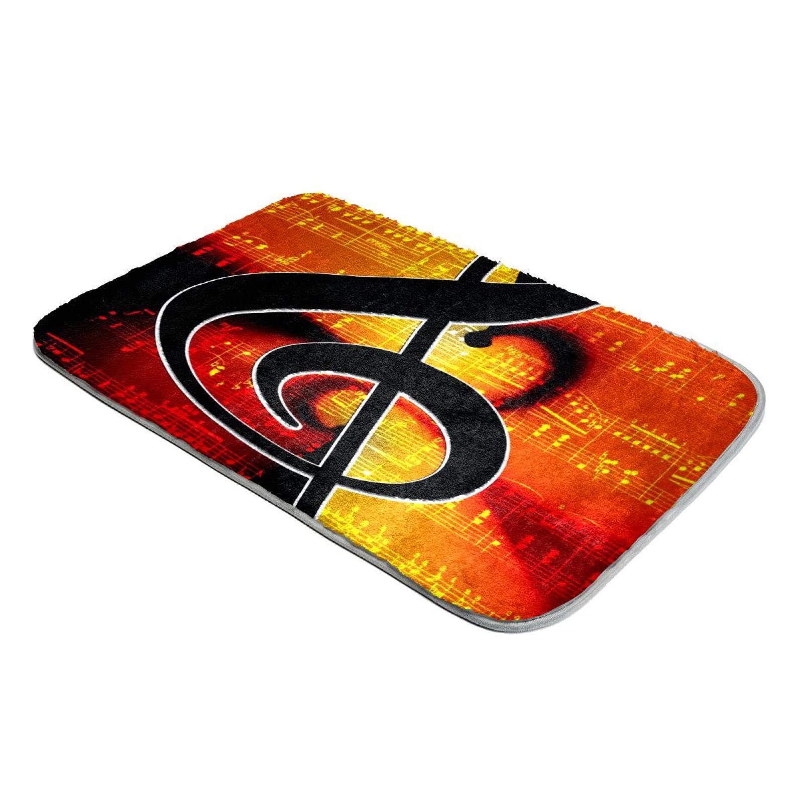 Tapis fausse fourrure clé de musique tapis de salon doux