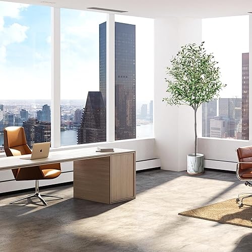 Miniatura 7 de Olivo artificial de 6 pies, olivo artificial para interiores, olivos artificiales para interiores, 6 pies, olivo artificial, olivos artificiales