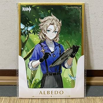 原神 アルベド まとめ売り Amazon.co.jp: 原神 アルベド 森林奇旅 色紙 コラボ 9ED