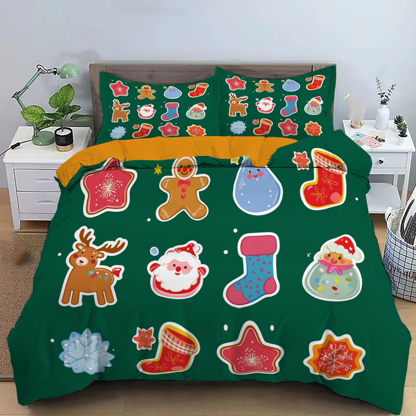 Affiches vintage parure de lit 220x240cm pour stopper le linge rêche des enfants