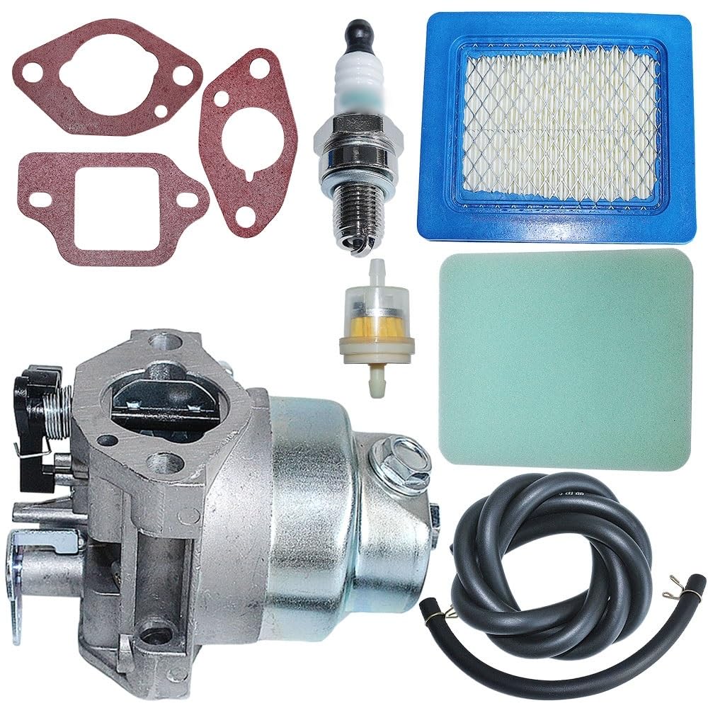 Carburadores Junta De Carburador para GCV135 para GCV160, Filtro Combustible Y Aire, Tubo Flexible, Bujía, Motor Cortacésped