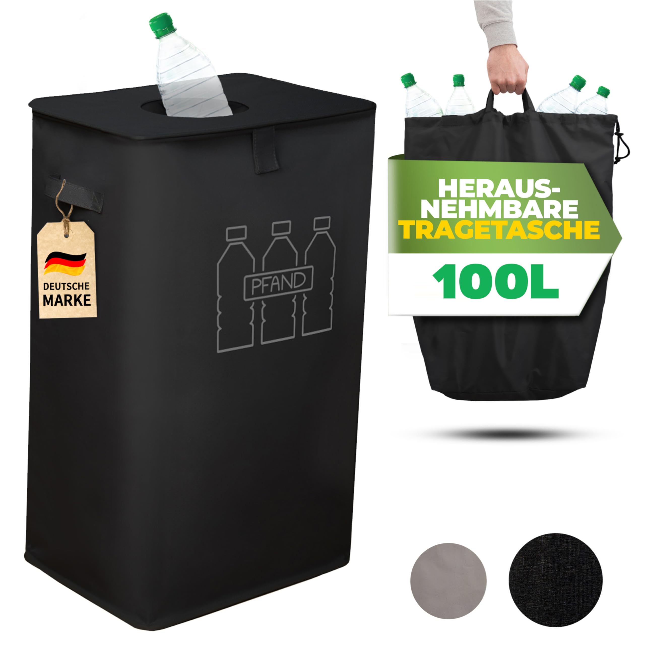 TIANYI-® Récipient De Collecte De Bouteilles Consignées Avec