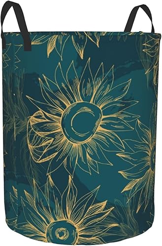 Miniatura 40 de Butterfly Laundry Hamper Large Collapsible Laundry Baskets with Handles Easy Carry Round Storage Basket Dirty Clothes Hamper Blanket Basket for