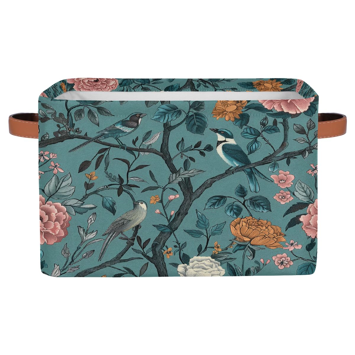 Panier de rangement en tissu rectangulaire linge et vêtements armoire chambre