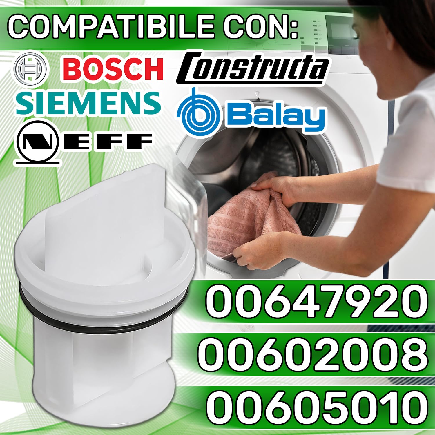 Gruppo Filtro Pompa Scarico BEKO Originale 2872700100 Per Lavatrice E Asciugatrice