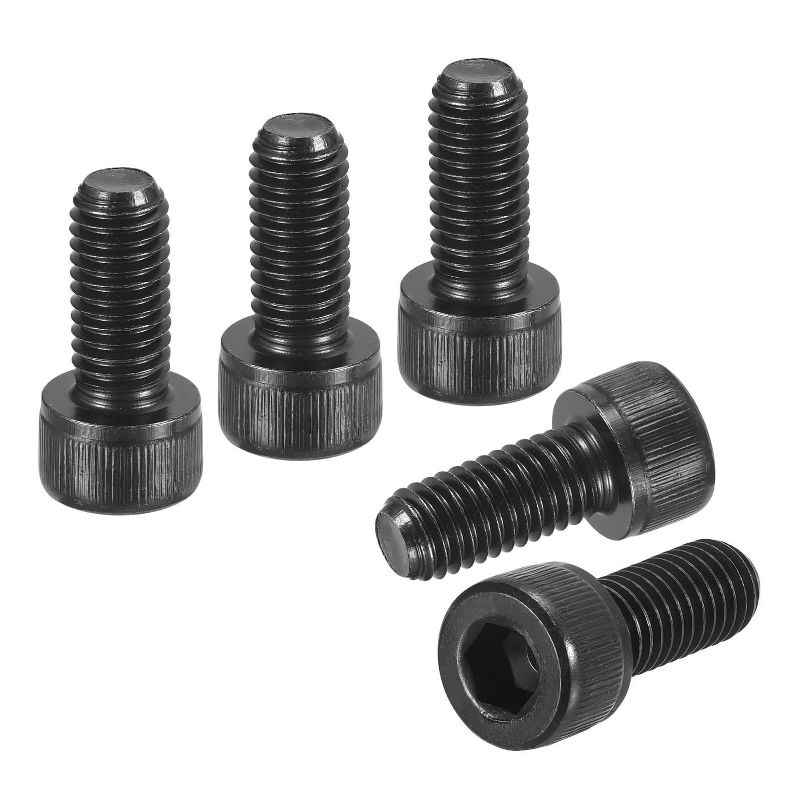 DTGN M8-1.25x18 Socket Head Cap Screws Bolts, 20Pack, Good for Road Bicycle Mountain Bike, Auto, Motorcycle