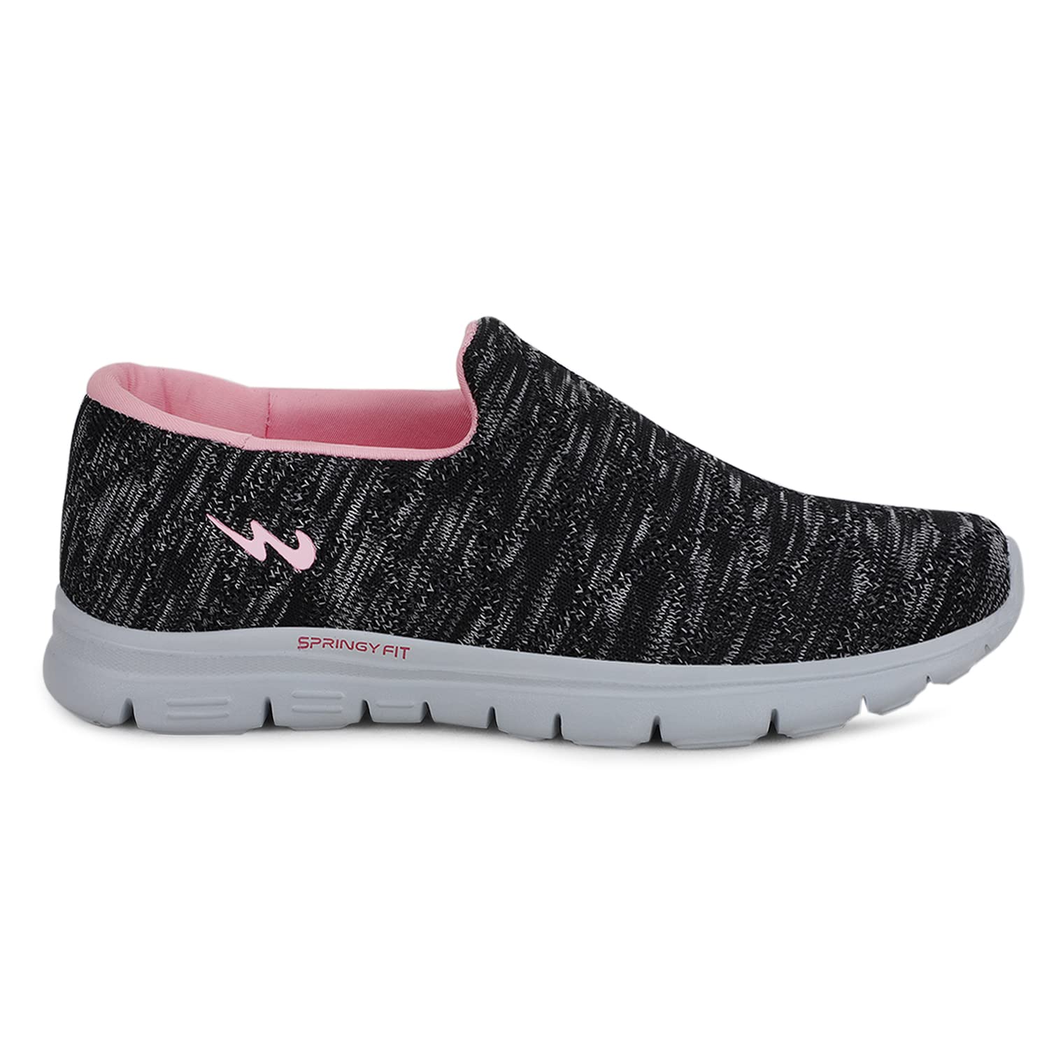 Campus Women Fabia Sneaker Walking Shoes - 6 UK/India 22L-182, Black (B09ZP8H9GS) Amazon Price History, Amazon Price Tracker
