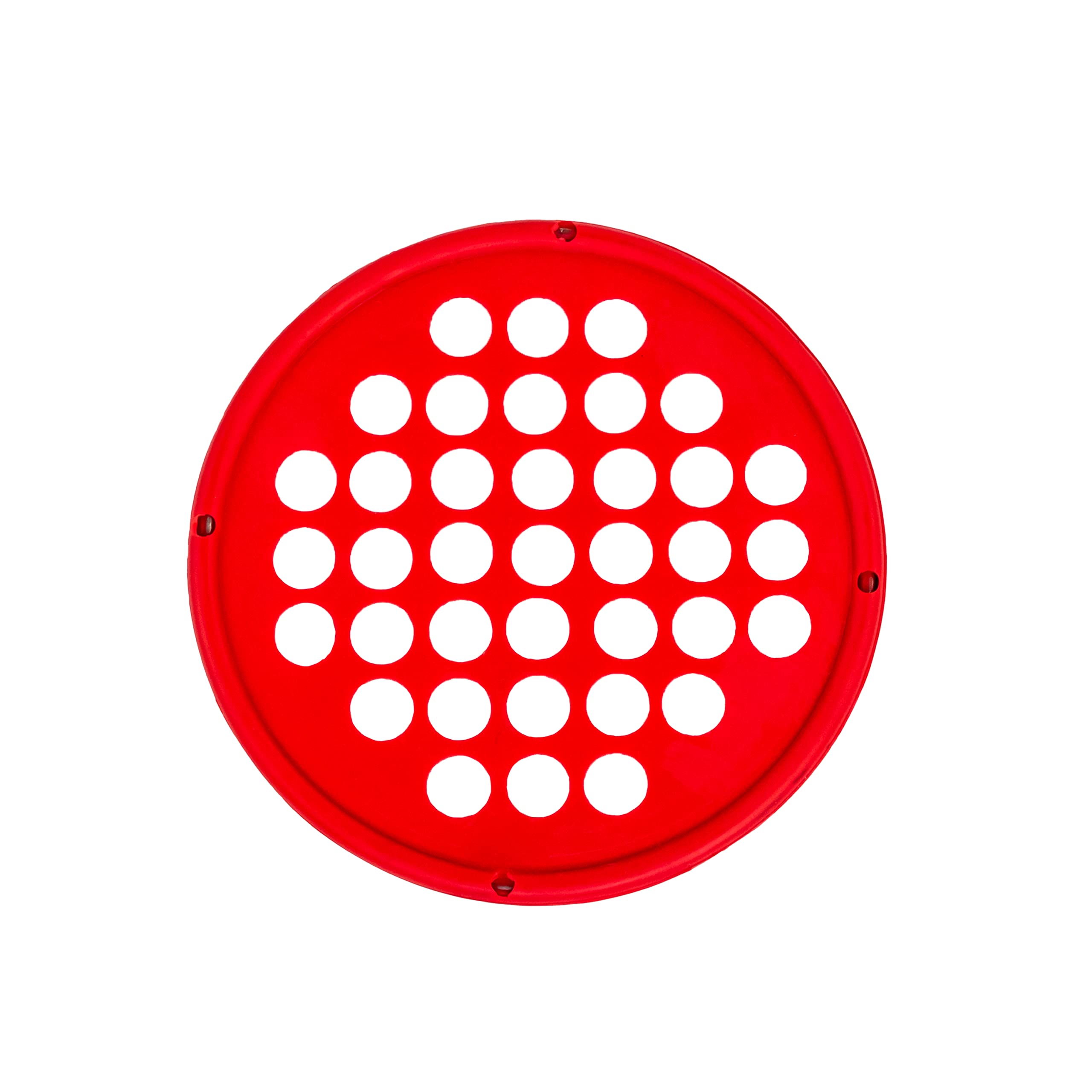 CanDo Hand Exercise Webs for Physical Therapy, Grip Strengthening, and Hand, Finger, Wrist Resistance Workouts, Portable Size, Latex Free, 7" Diameter, Red: Light