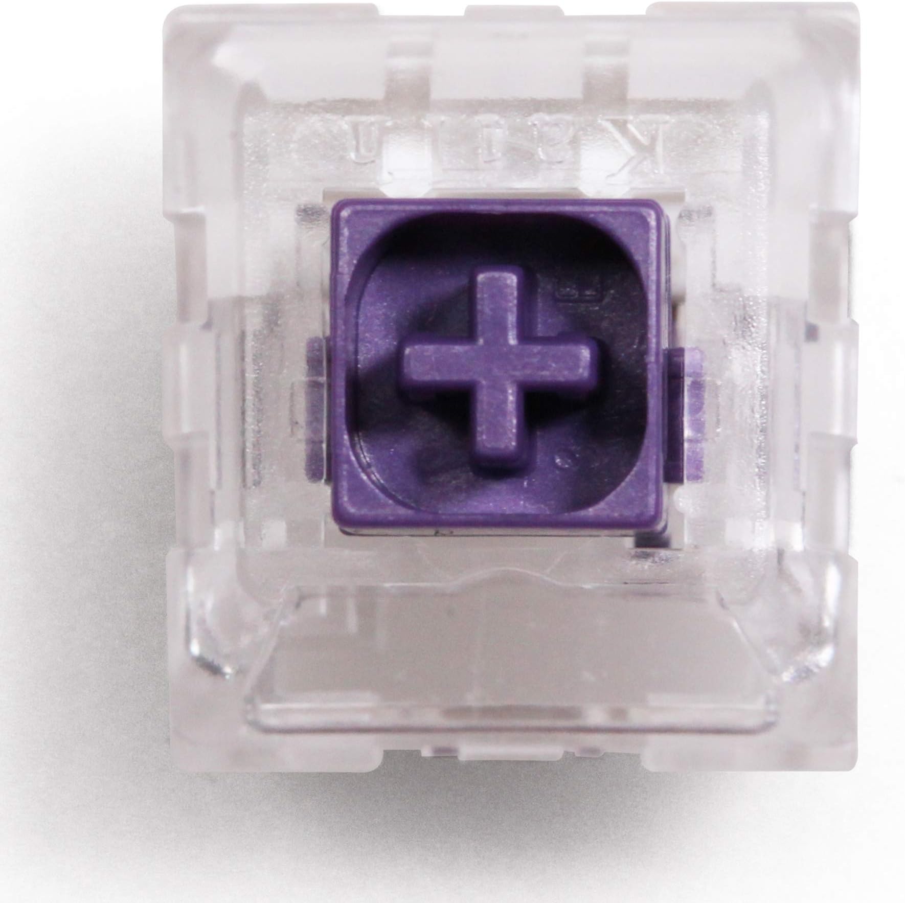 KPREPUBLICkailh Box Crystal Royal Switch SMD Clear MX Switches for Mechanical Keyboard 5pin 50m Clear housing Tactile (X110 PCS, kailh Crystal Royal Switch)