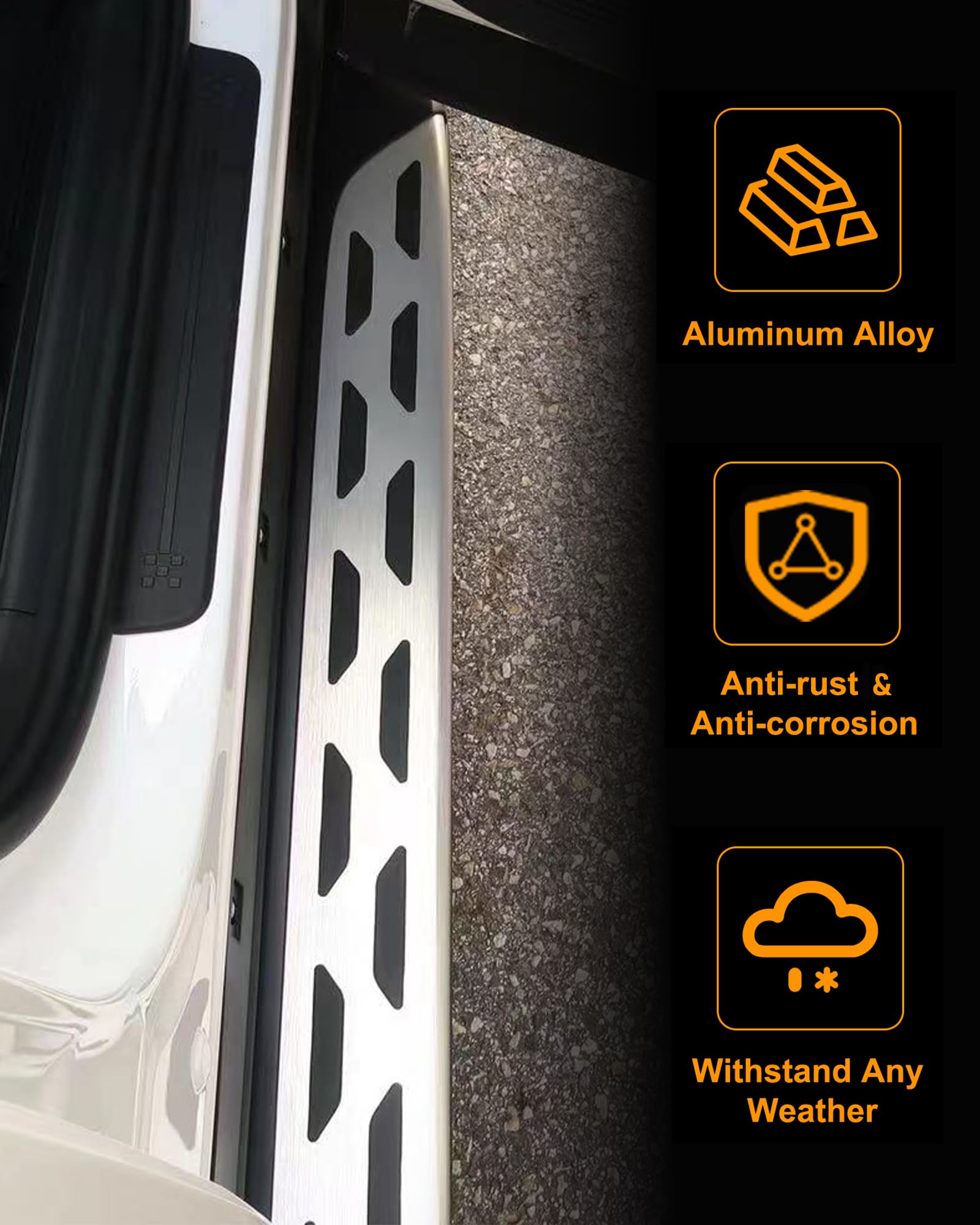 Snailfly Running Boards fit for 2024 2025 Hyundai Santa FE MX5 Side Steps