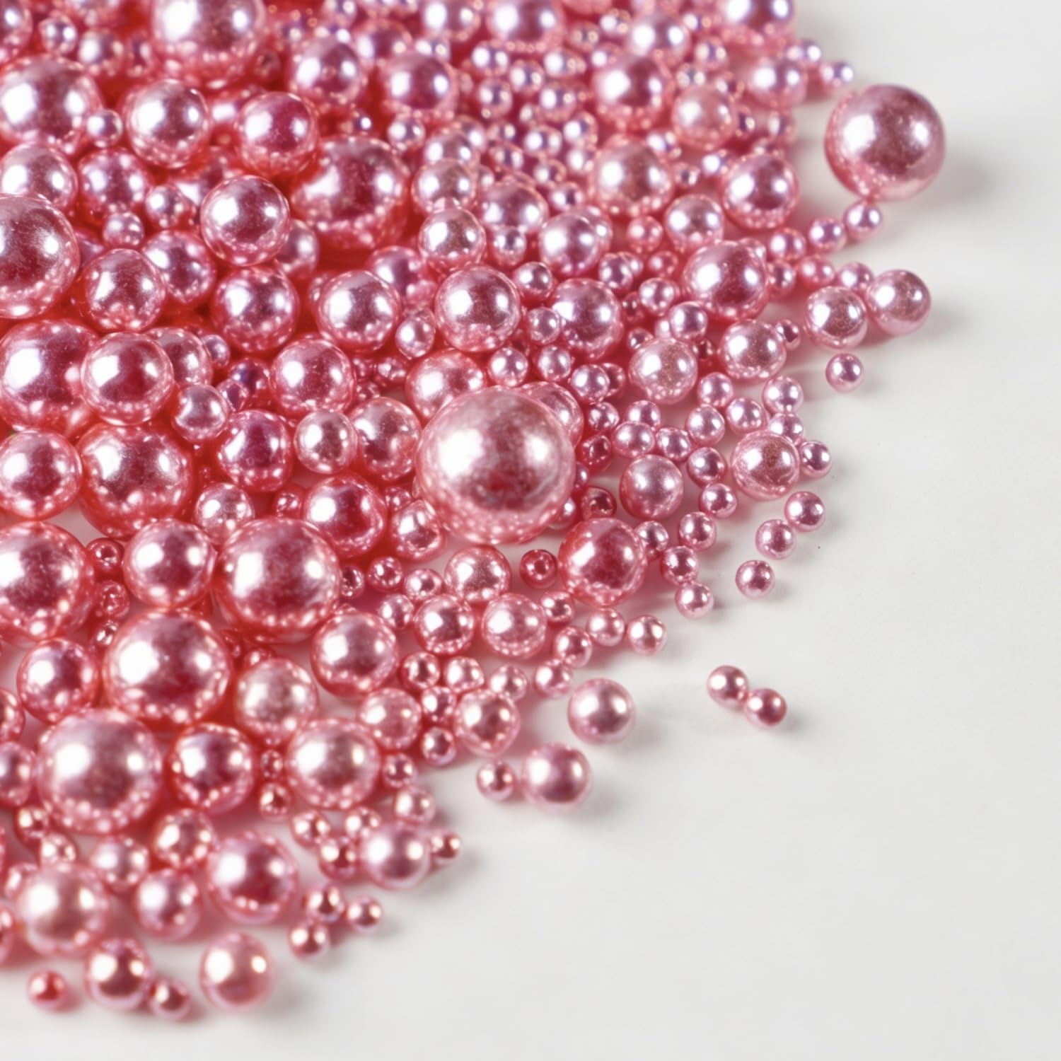 Rose Gold Pearl Sugar Sprinkles for Cake Decorating, 150g/5.29oz Mix Size, Candy Pearl Sprinkles for Cake Decorations, Cupcake, Cookie, Foodgrade Topper, Valentine's Day, Wedding Party Supplies