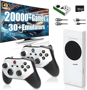 FYURI M88 Video Game Console, 4K Retro TV & Portable Game Stick, 10000+ Classic Games, Video Game for Tv, Plug & Play Game, Ps2 Emulator
