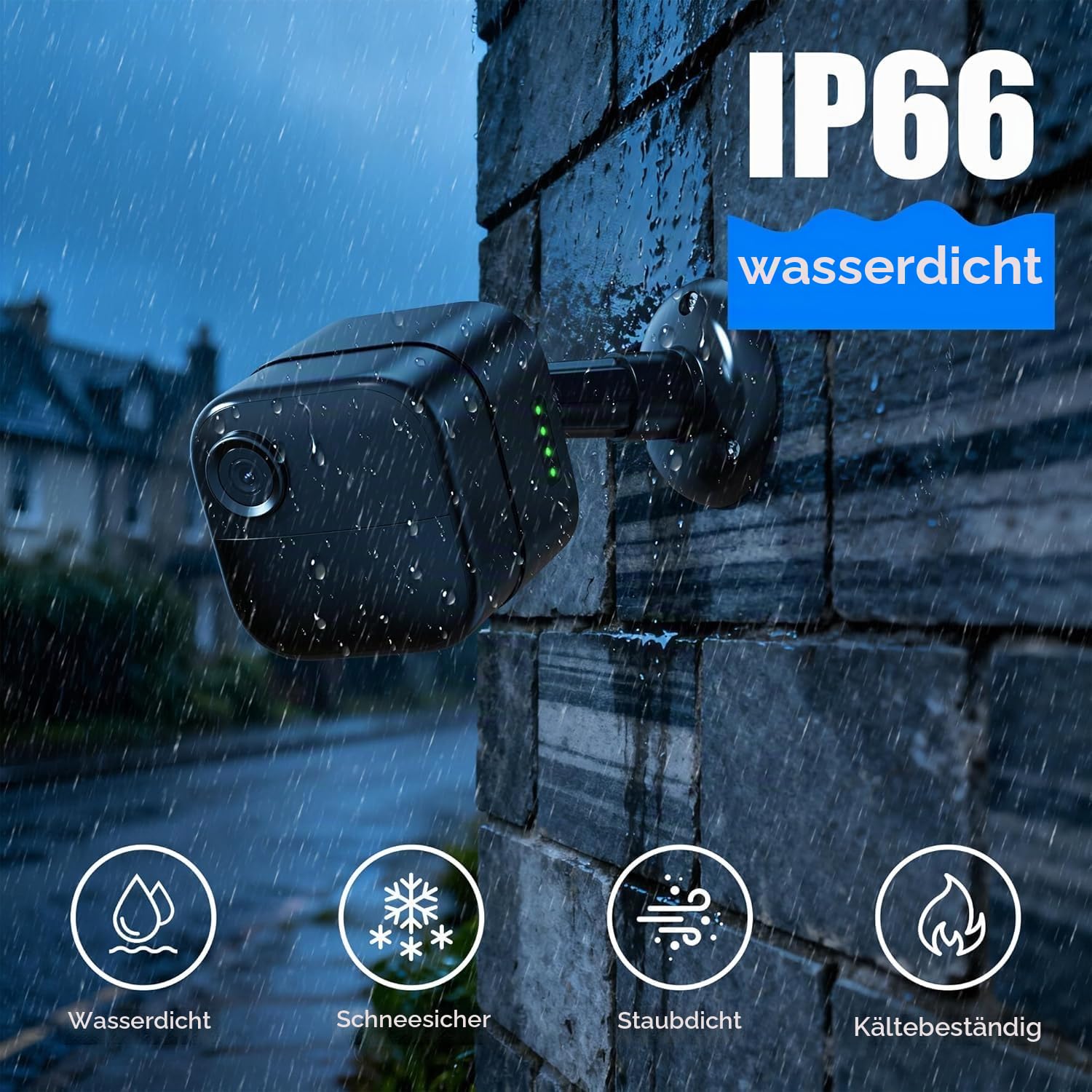 6800mAh Wiederaufladbare Lithium-Batterie für Blink Outdoor 4 Kugelkamera, wasserdicht