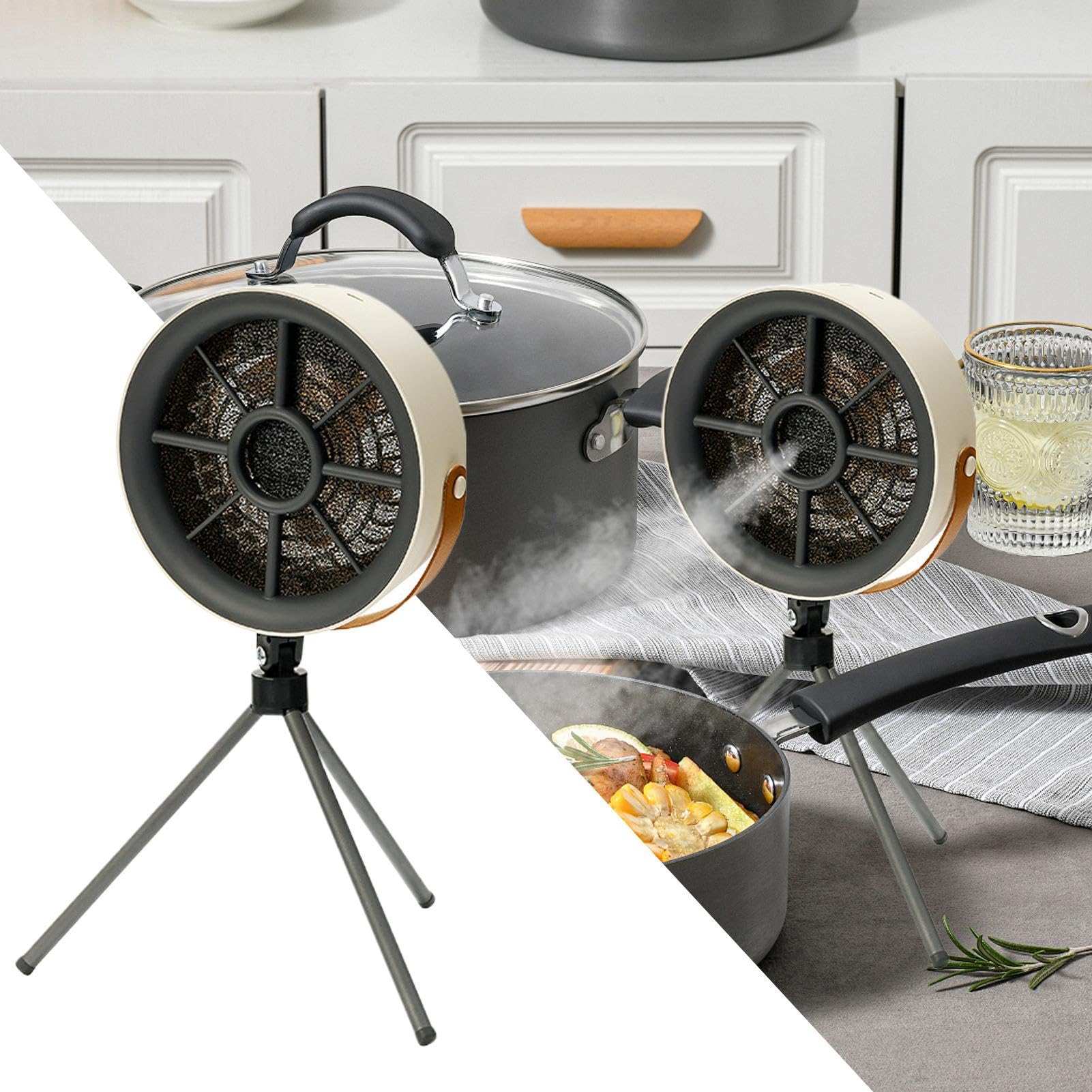 Campana extractora portátil: extractor de desmontable, limpiador de de escritorio compacto | Extractor de humo USB, unidad de purificación de de 3 velocidades para cocinar con barbacoa
