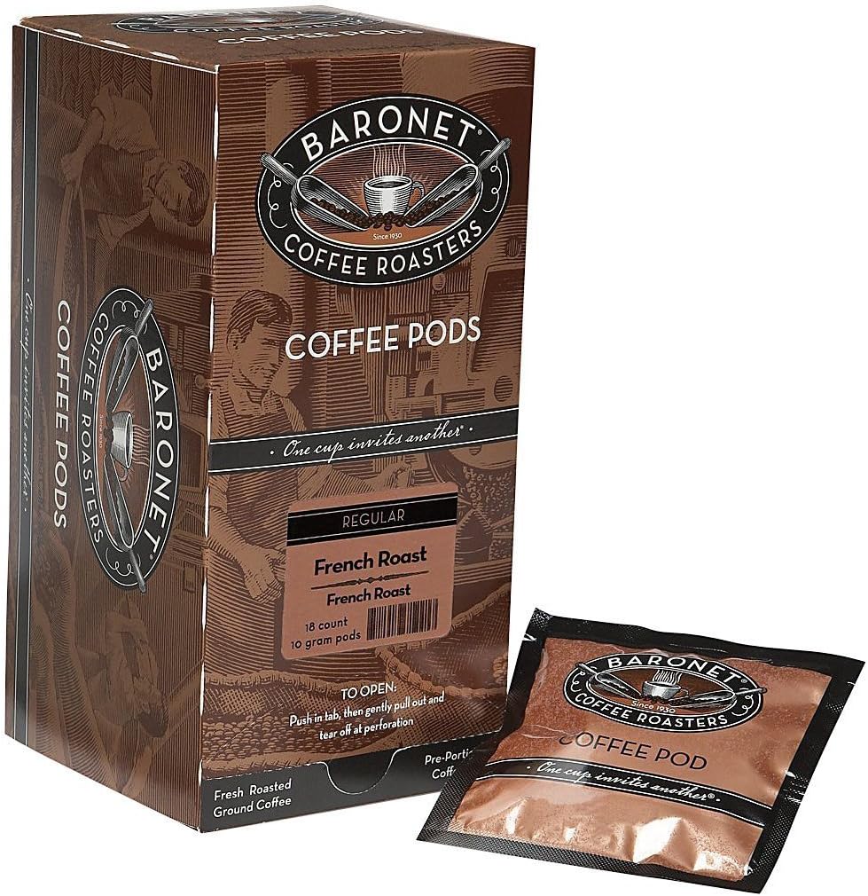 Coffee French Roast Coffee Pods 18 ct Grocery