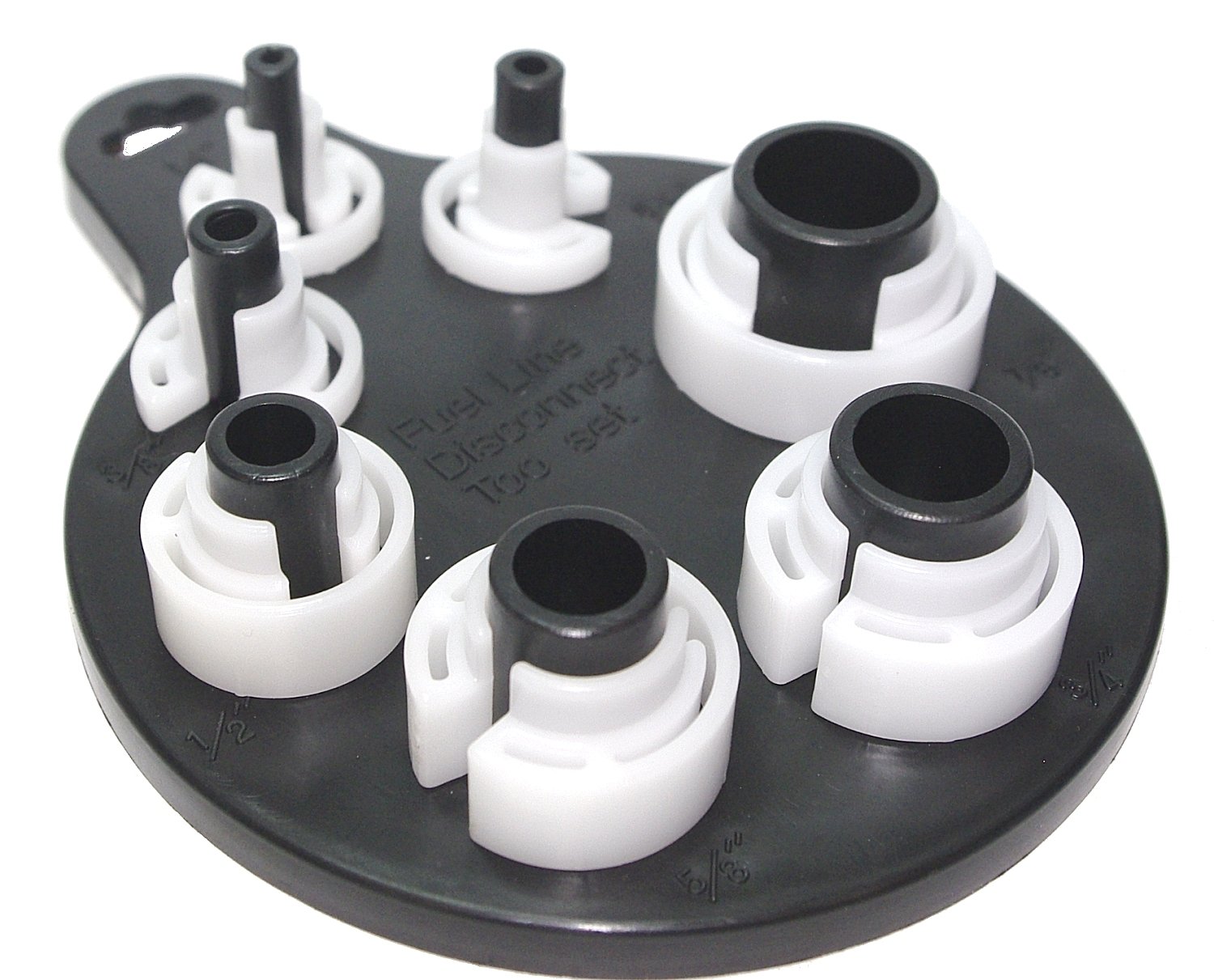 ASTA A-1827 - Set di connettori a sgancio rapido, 7 Pezzi, Colore: Nero