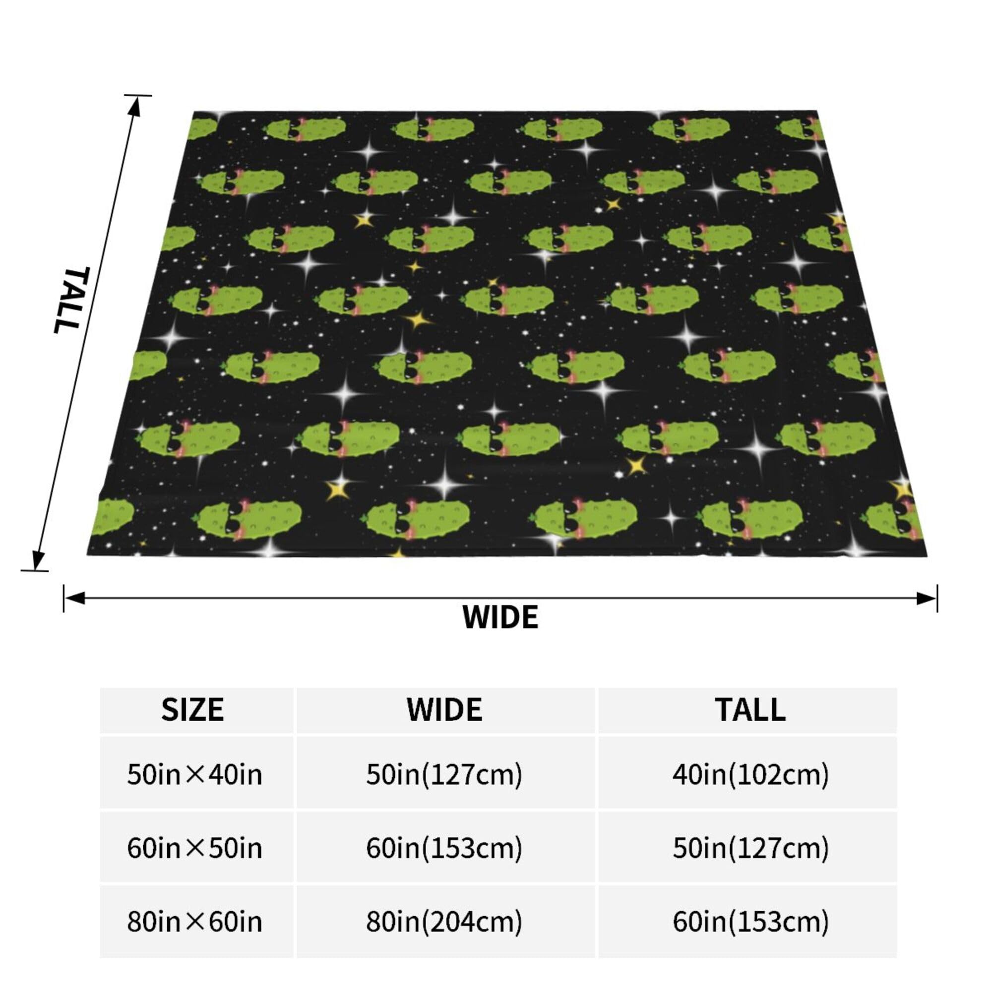 Gaakvrr Pickle Blanket, Funny Pickle Gifts for Kids Large Flannel Blanket, 130x150cm (50x60 Inch), Color-02, 130x150cm(50x60 in) - Image 4