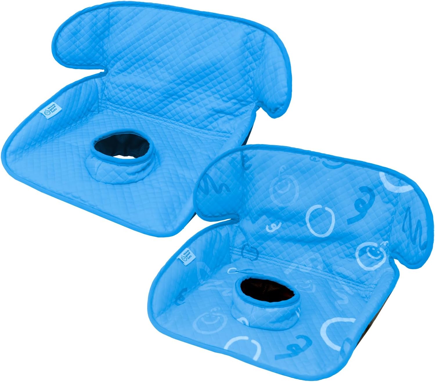 Piddle Pad 2-Pack, Potty Training Car Seat Protector, Toddler Car Seat Cover & Stroller Protector, Machine Washable Waterproof Car Seat, Anti-Slip, Universal Fit (Blue)
