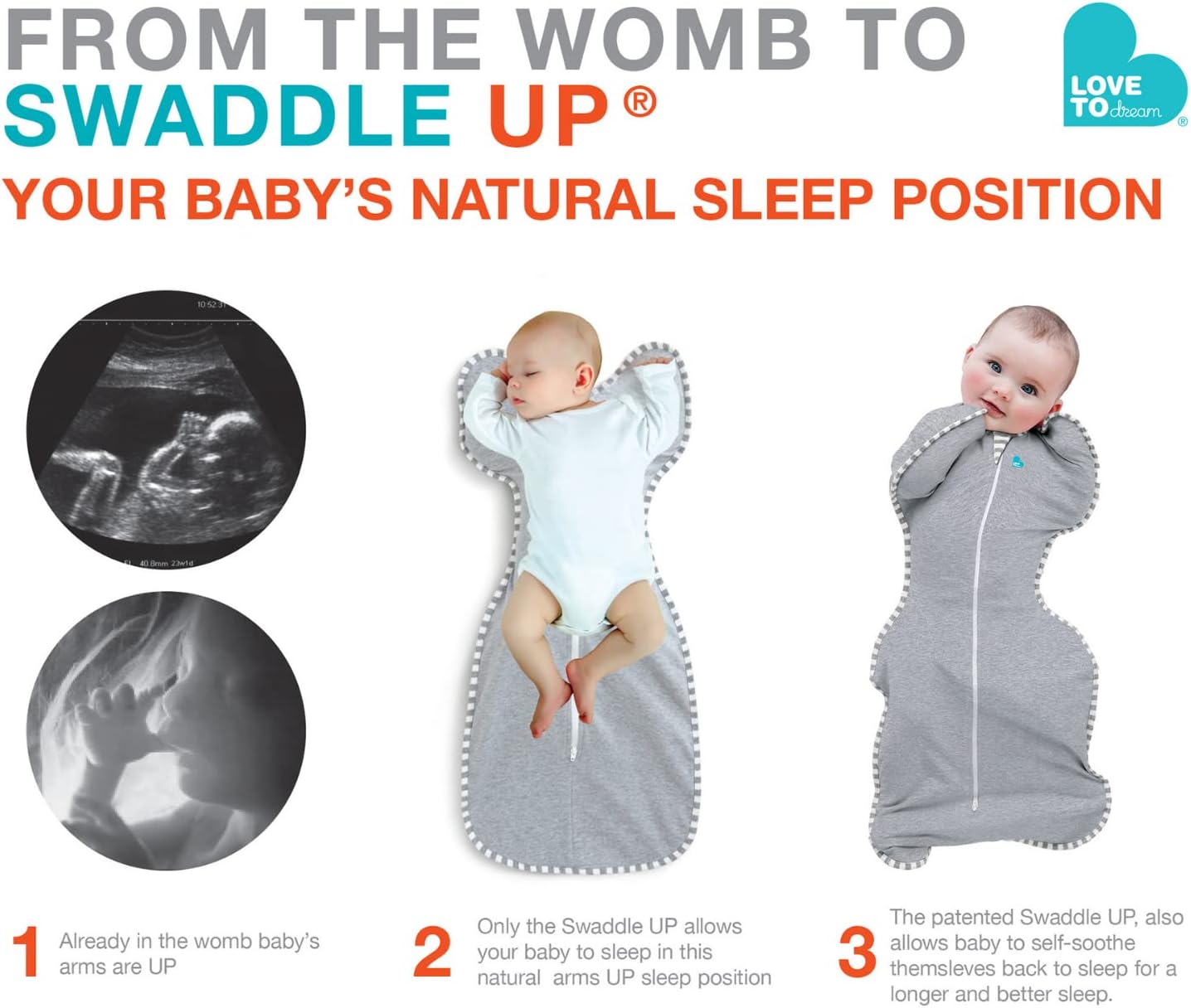 Love to Dream Swaddle Up 3.5 TOG Olive Green Moonlight