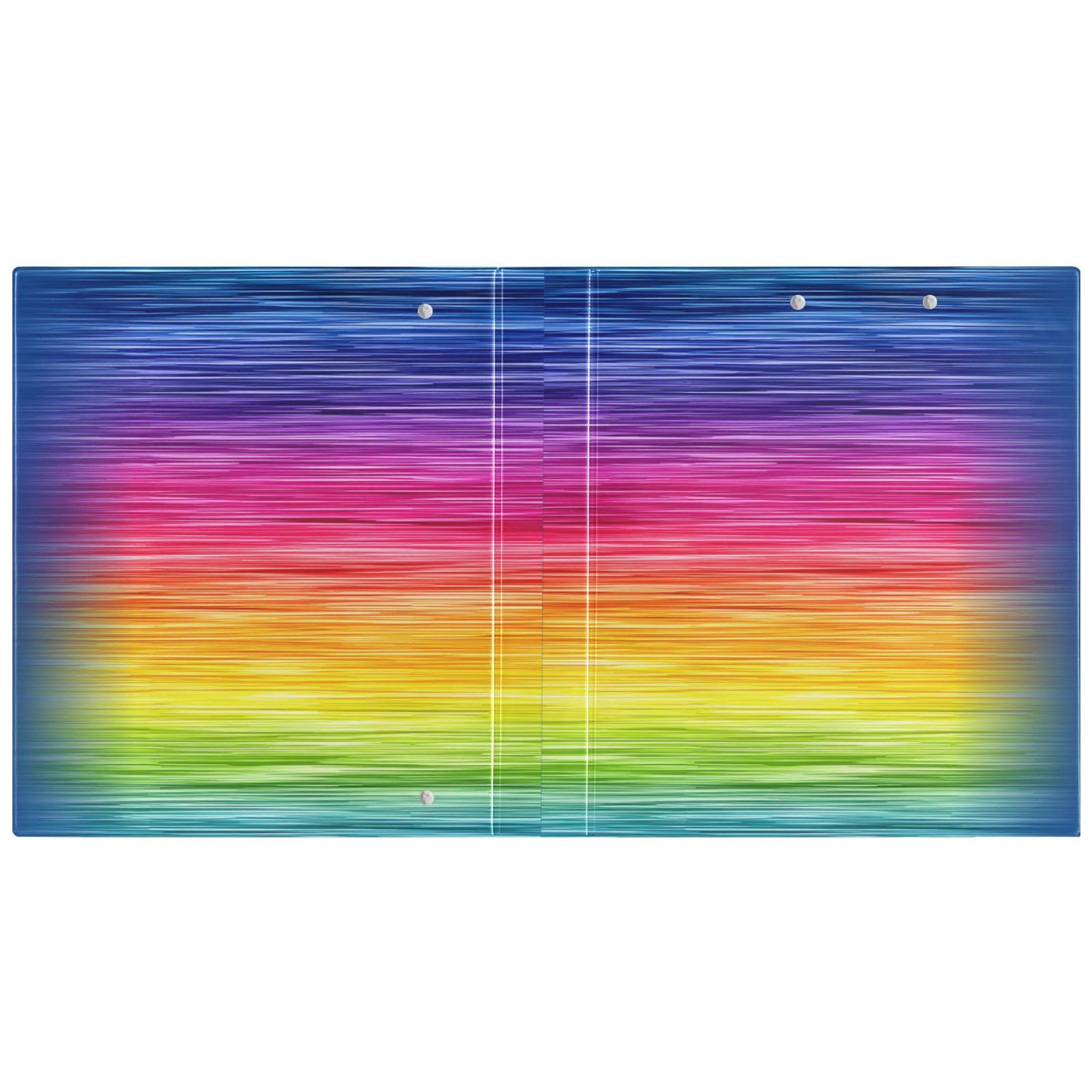 Raccoglitori per quaderni da 2,5 cm e mezzo color arcobaleno opaco