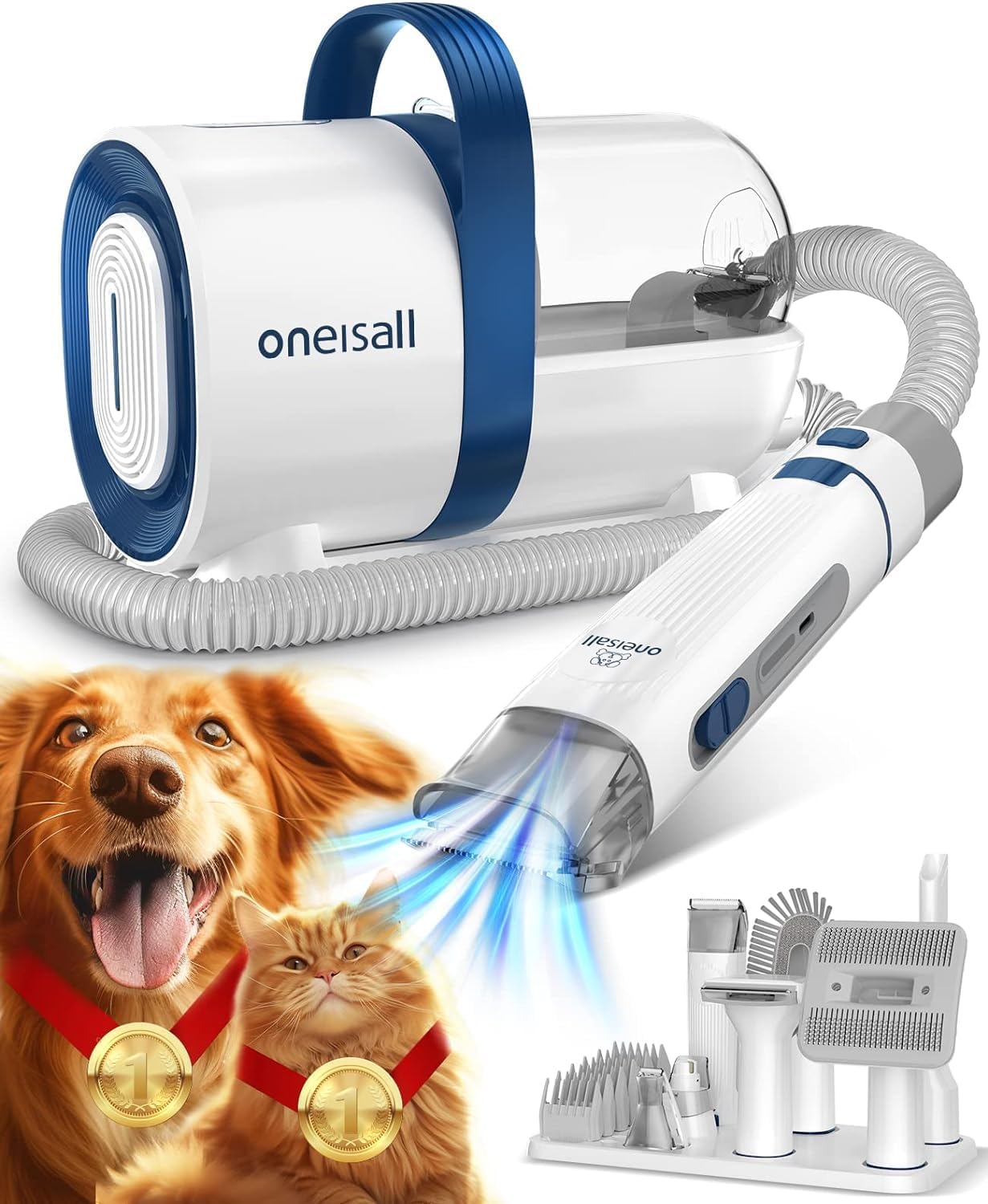 AIRROBO Dog Grooming Vacuum, Dog Grooming Kit,12000Pa