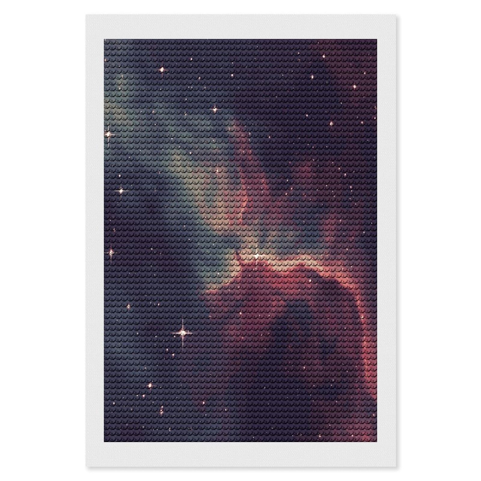 LDGSUPH Star Field in Deep Space Diamond Painting Kits for Adults Paint with Diamond Pictures Art DIY Full Drill Diamond Dots Painting Personalized Diamond Photo for Home Wall Decor Gift 8"x12"