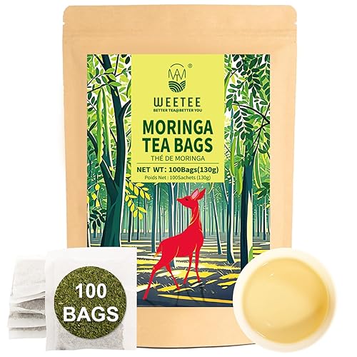 Miniatura 35 de Bolsas de Té de Hoja y Raíz de Diente de León WT WEETEE, Mezcla 100% Pura de Hoja de Diente de León y Raíz Tostada de Diente de León, Té Herbal