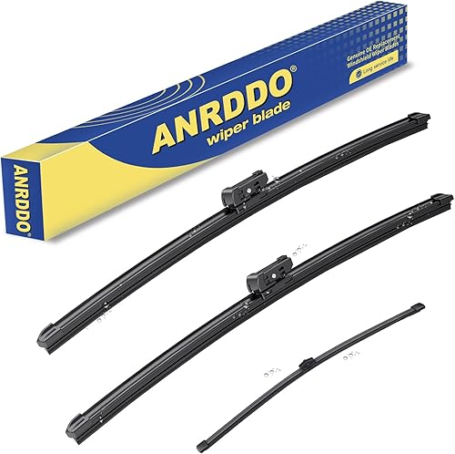 Juego de 3 limpiaparabrisas de repuesto para Audi Q5 2009-2017, SQ5 2014-2017, RS Q3 2021-2022 (juego de 3)