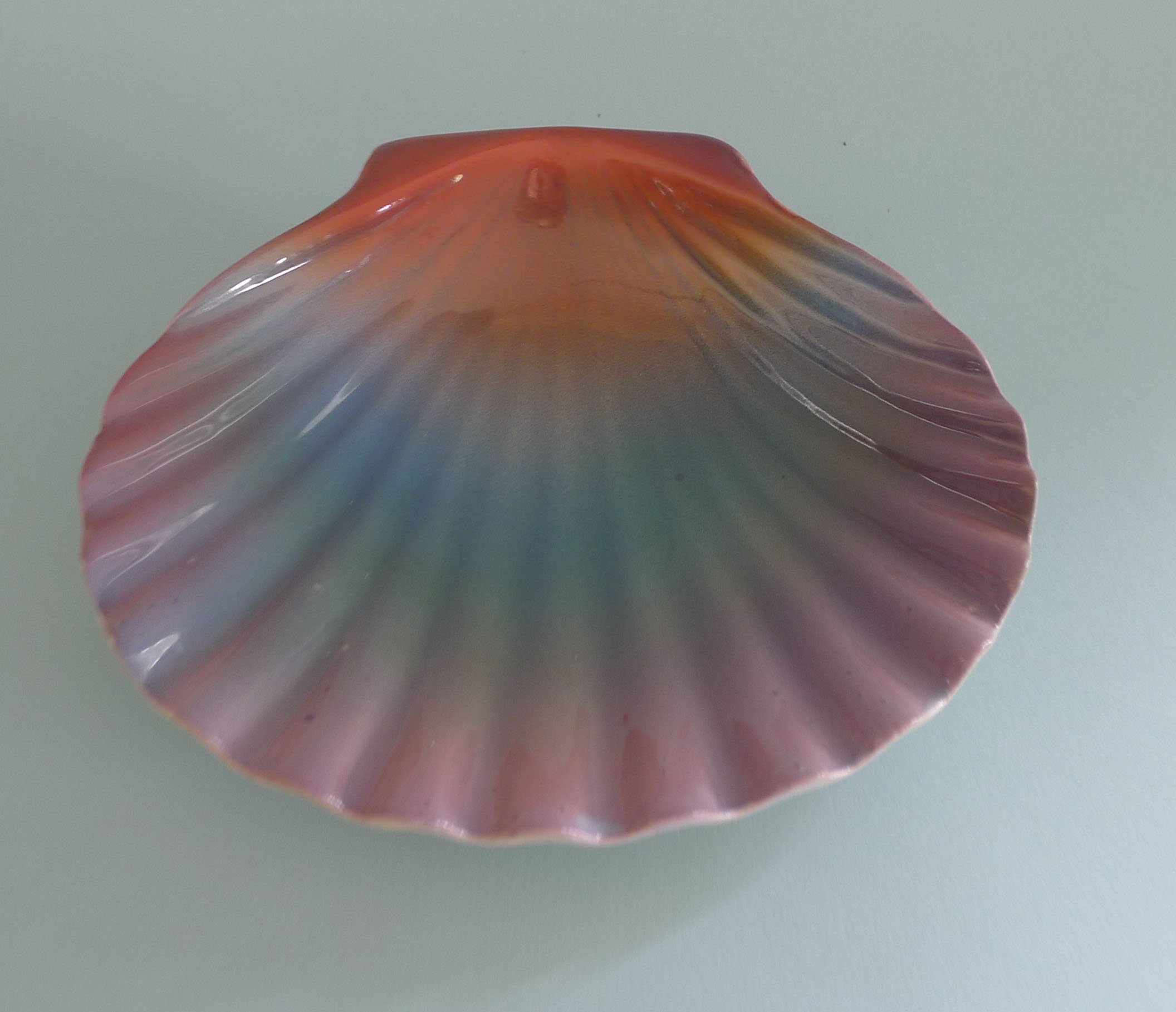 Judith Stiles Handmade Ceramic Scallop Dish, Made in the USA