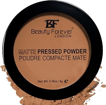 Beauty Forever Matte Pressed Powder, Oil Free & Lightweight, 8gms 10 Spice