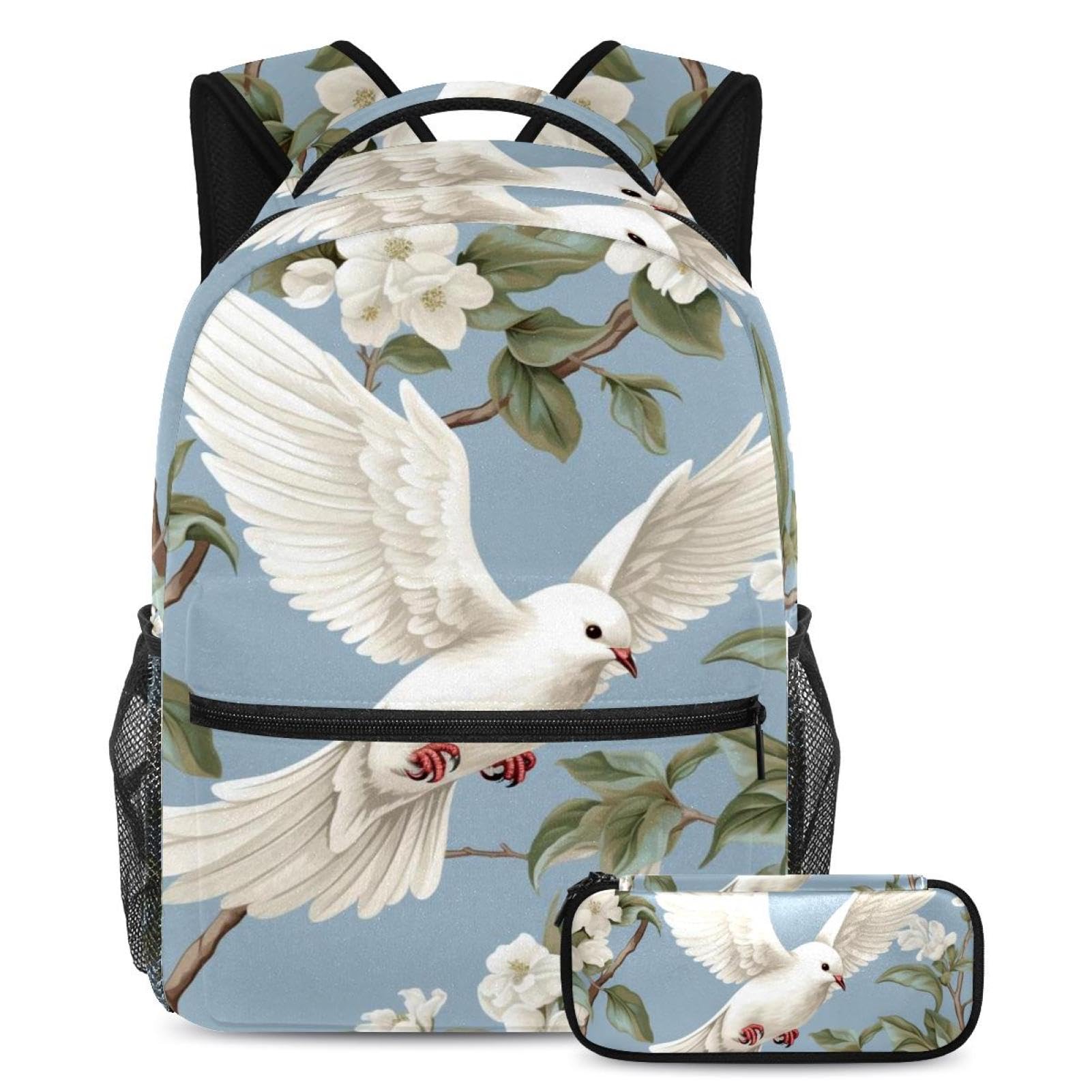 Sac à dos Dove 99 blanc grand modèle pour la rentrée des classes