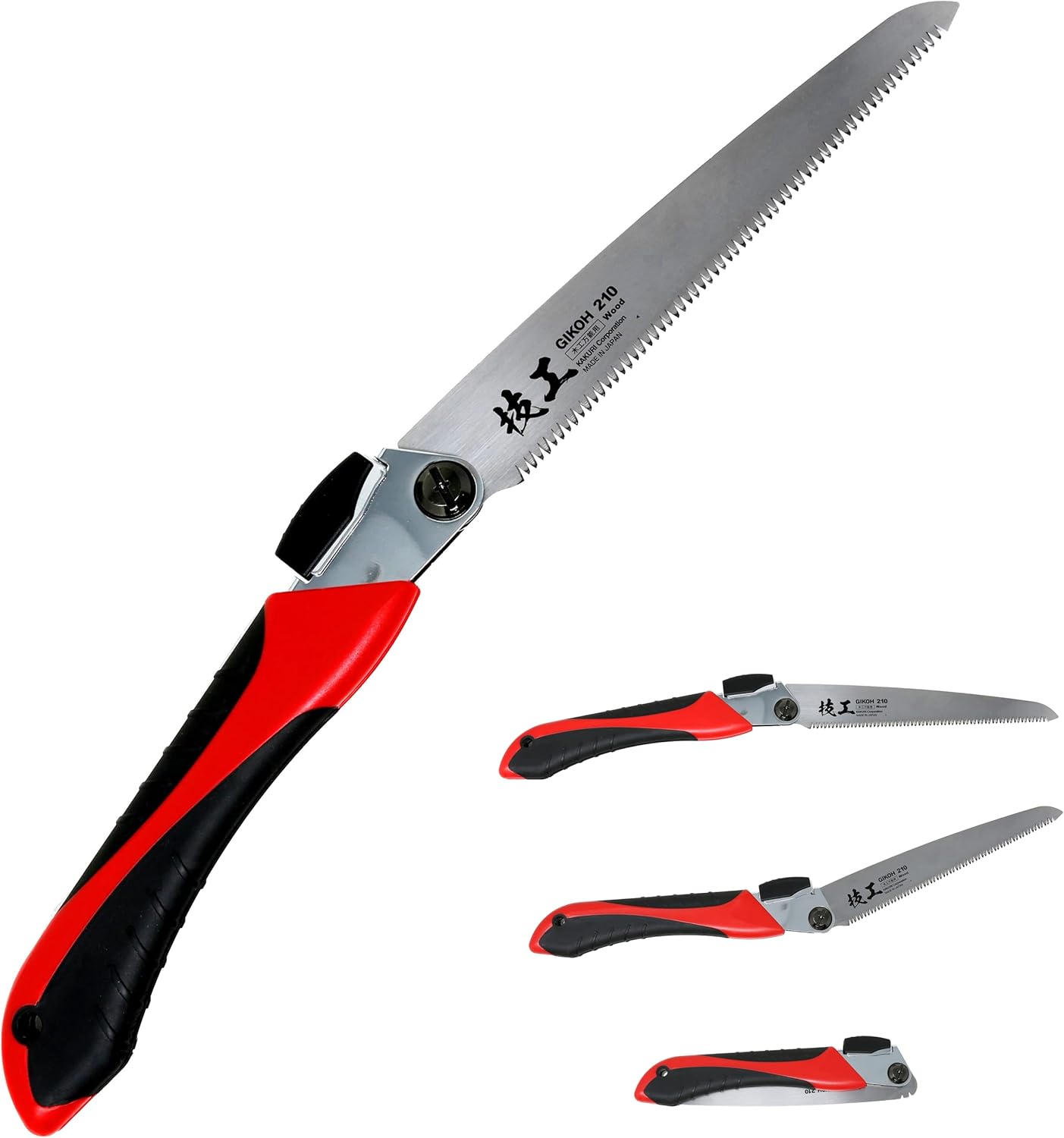 KAKURI Japanese Pruning Saw Folding for Branch & Bamboo Cutting 5-1/8", Foldable Pocket Hand Saw for Wood, Branch, Bamboo, Razor Sharp Japanese Steel Blade, Made in JAPAN