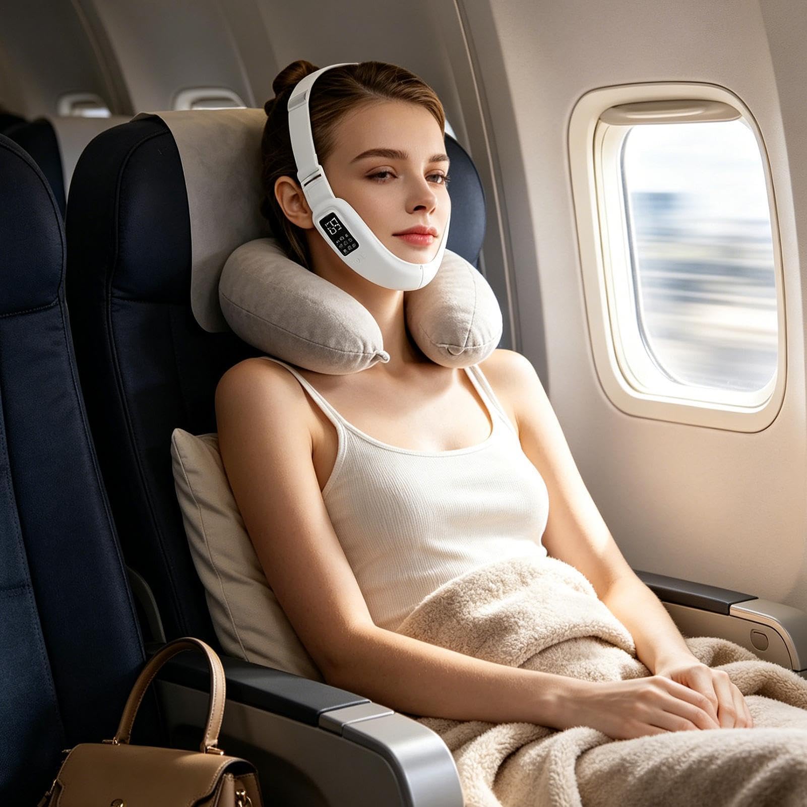 V Face Lifting Gerät - 8 Modi Elektrisches Gesichtsmassagegerät mit 15 Stufen