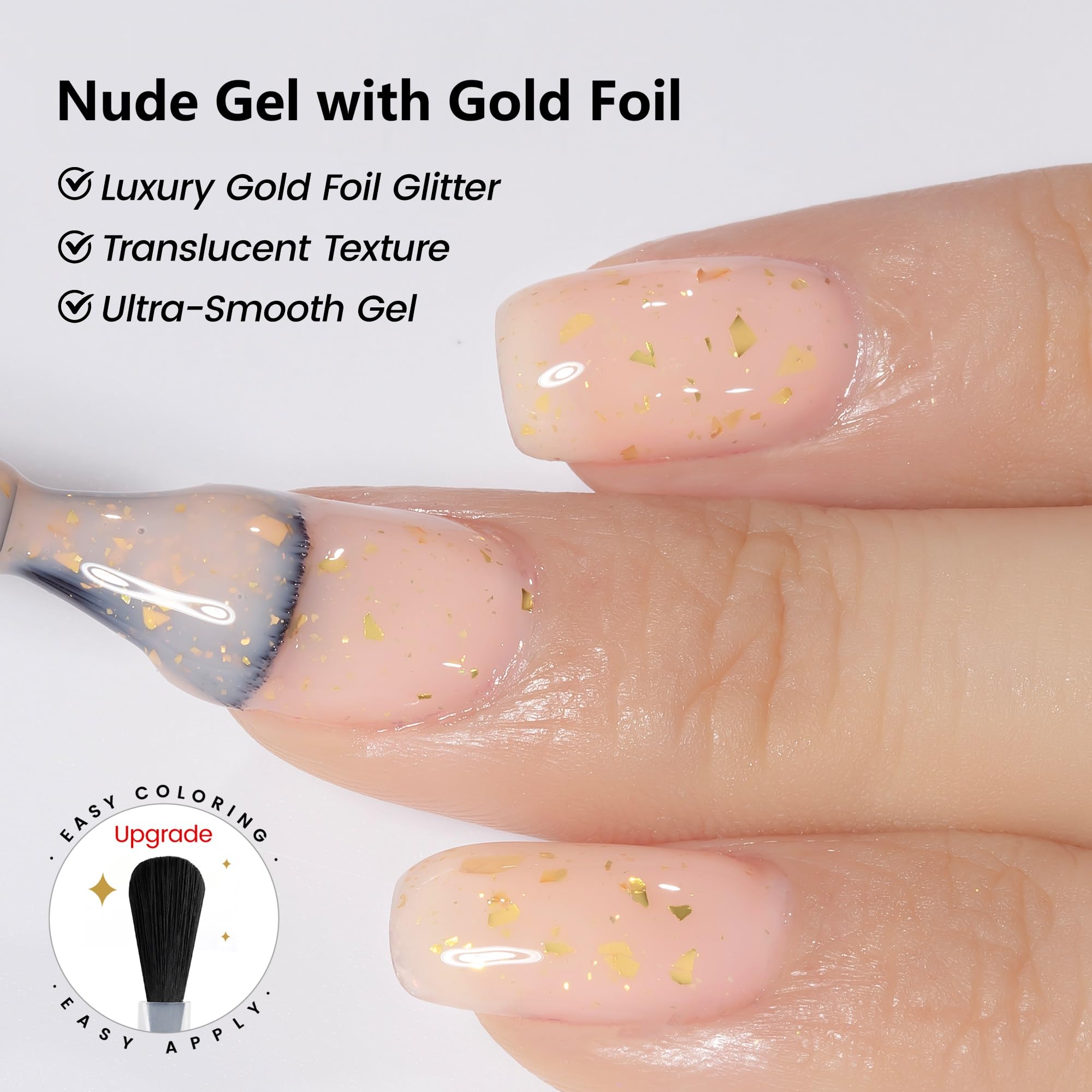 YTD Likomey Color Changing Gel Polish Set,6 Colors with Base and Top Coat Kit,Mood Temperature Change Colors Red Green Yellow Blue Ombre Thermal Manicure UV Gel Gift,8 Pcs 7.5 ml - Image 4