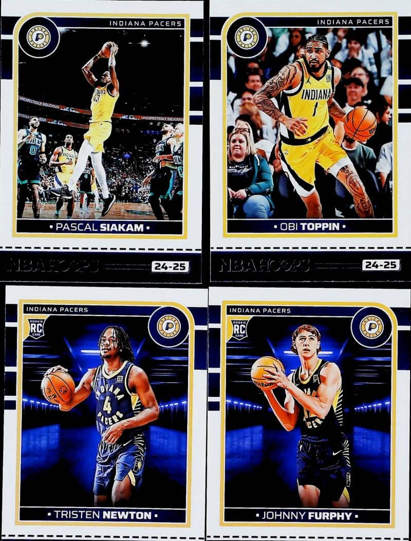 Amazon.com: 2024-25 Panini NBA Hoops Indiana Pacers Team Set