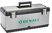 Amazon Brand - Denali Heavy Duty Tool Box with Metal Latches, 23-inch