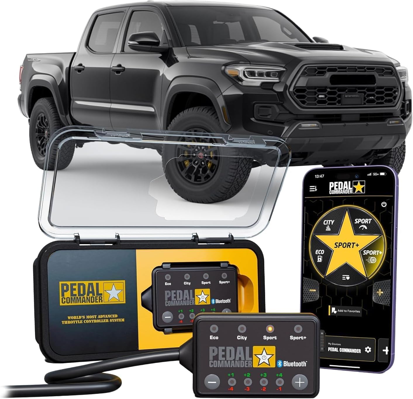 PEDAL COMMANDER for Toyota Tacoma 2005-2023 Throttle Response Controller - Fits 2nd, 3rd Gen, SR, SR5, TRD Sport, TRD Off Road, Limited, TRD Pro, 2.7L, 3.5L, 4.0L, Toyota Tacoma Accessories