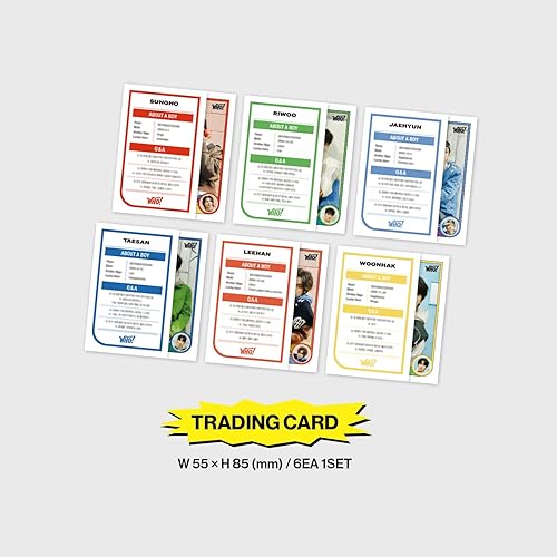 Miniatura 5 de BOYNEXTDOOR - 1ER ÁLBUM SENCILLO WHO! (Weverse Albums Ver.) Caja exterior + Tarjeta de intercambio + Tarjeta QR + Tarjeta fotográfica + 3 Tarjetas