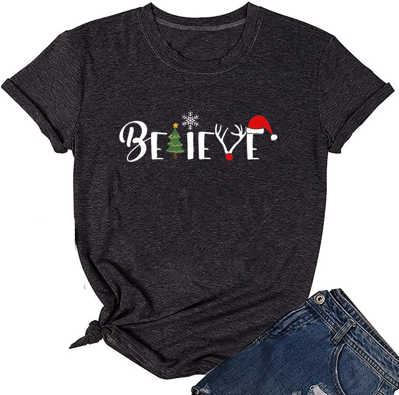 Christmas graphic tee Clearance