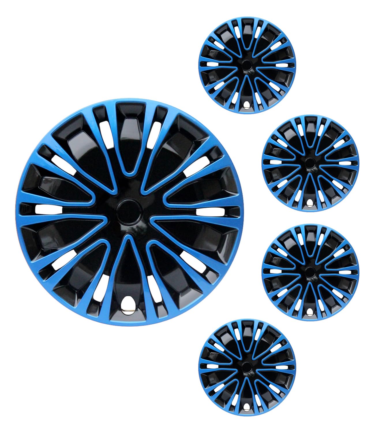 Hubcap Wheel Cover Replacement R15 Hub Caps Universal Wheel Rim Cover ABS Material Exterior Accessories for Car Trunk SUV -Set of 4