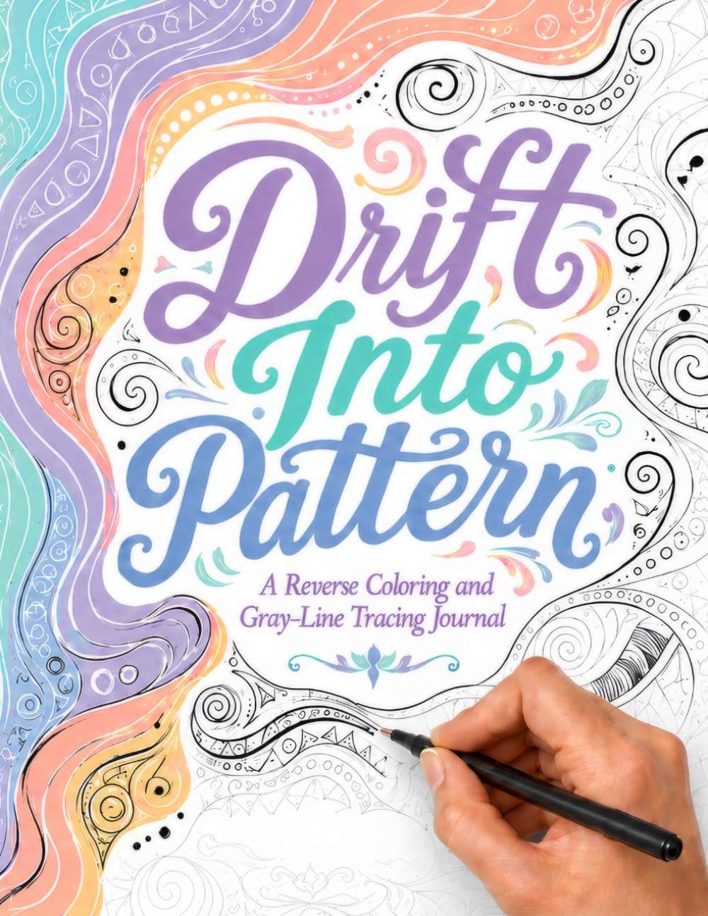 Drift Into Pattern: A Reverse Coloring and Gray-Line Tracing Journal