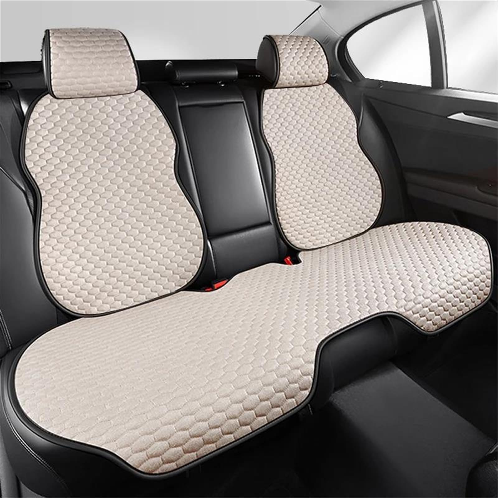 Housses de siège auto pour Dacia Duster D5 en lin beige