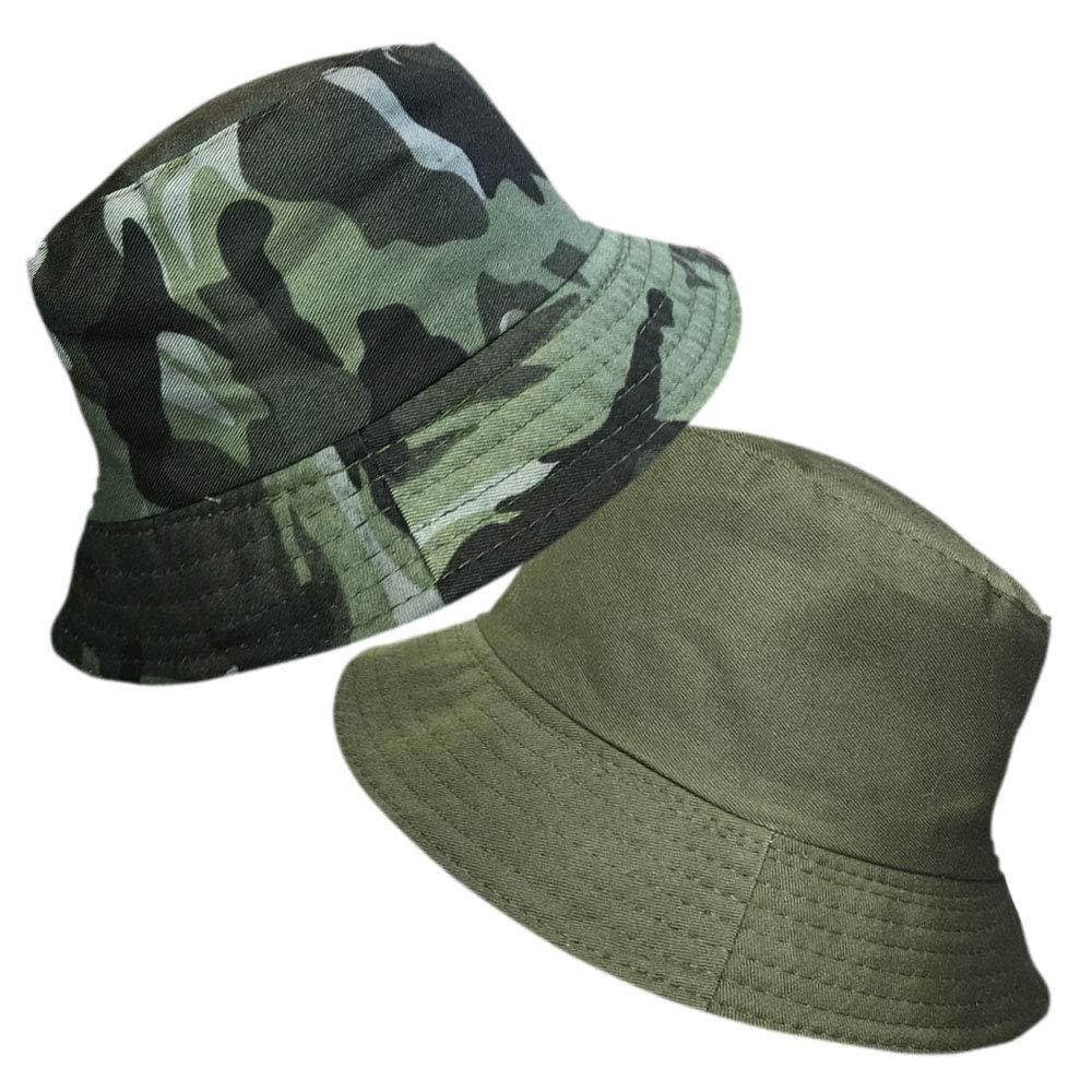 Bob Réversible Enfant Camouflage - UPF 50+ - 100% Coton - Protection UV