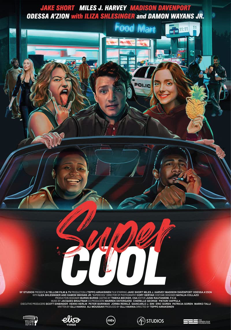 Supercool 1 Poster A0 - Movie Art Poster in varie dimensioni per idee soggiorno o camera da letto. Immagini di film cult senza bordi Classic Iconic 70s 80s 90s Vintage Retro Home Wall Decor Immagini